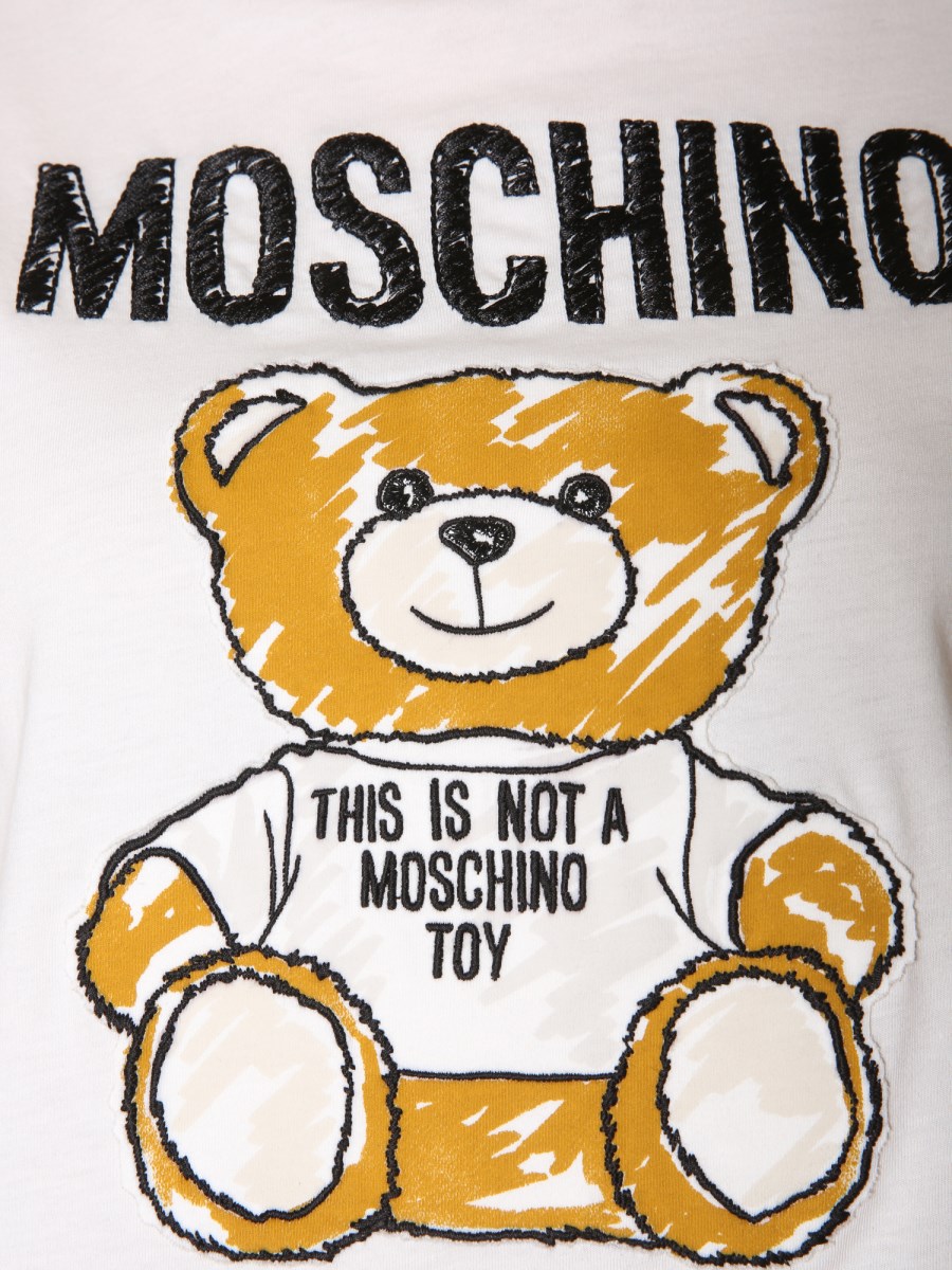 Moschino T-shirt Teddy Bear - White