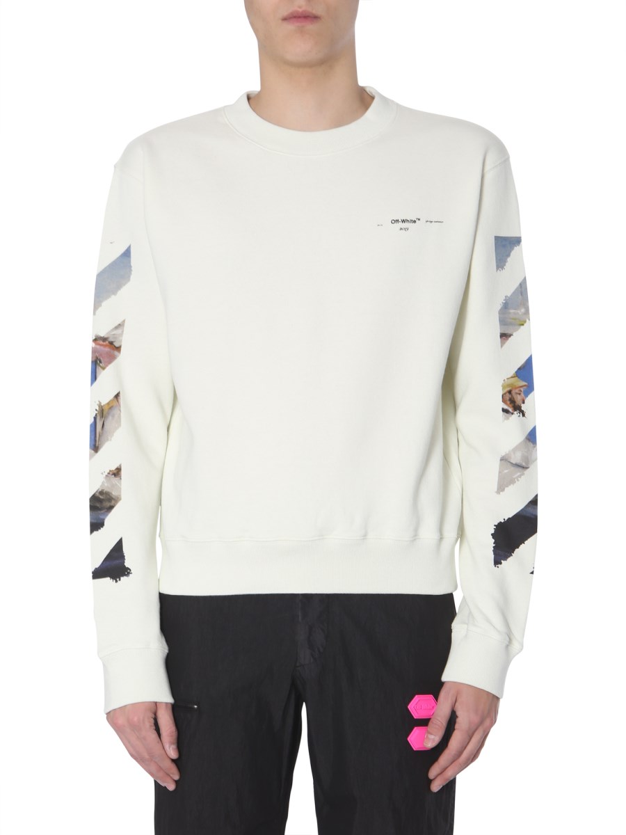 Off white diag 2025 arrow sweatshirts crewneck