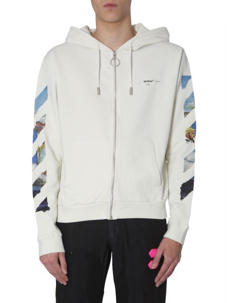 off white diag arrows hoodie