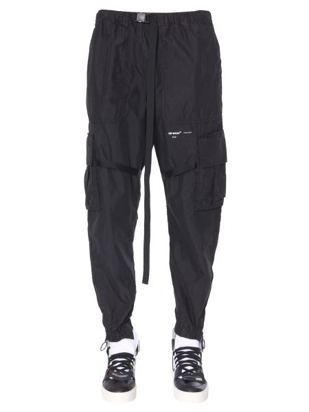 off white parachute cargo pants