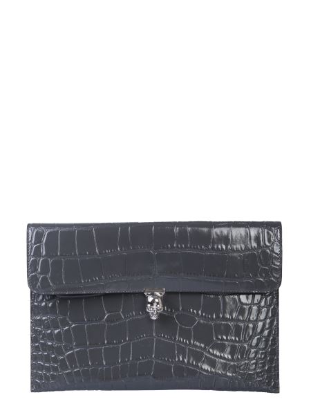 Alexander Mcqueen - Turnlock Skull Leather Pouch
