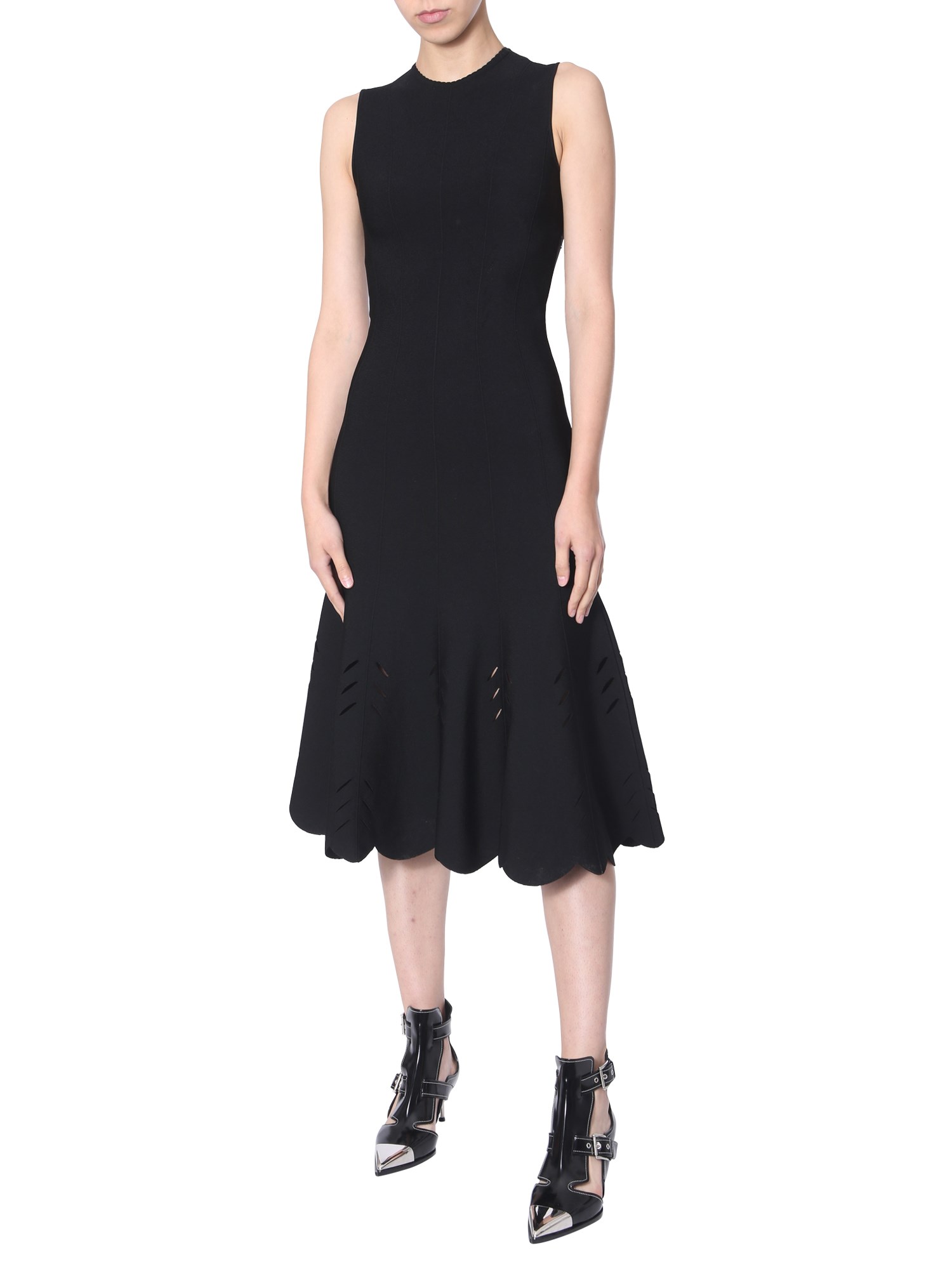 alexander mcqueen longuette dress
