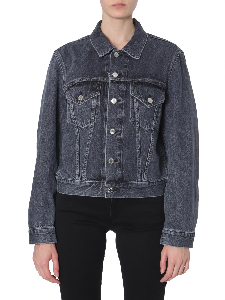 HELMUT LANG - MASC TRACKER DENIM JACKET - Eleonora Bonucci