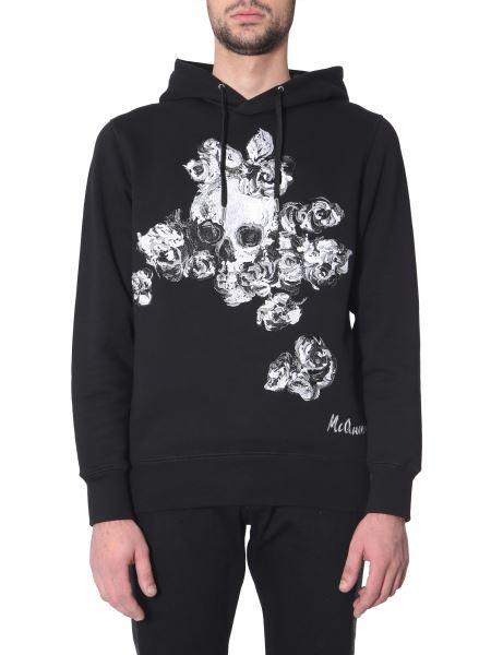 alexander mcqueen skull hoodie