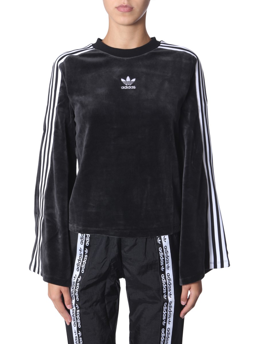 Velour cheap sweatshirt adidas