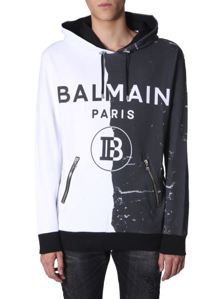 balmain hoodie mens