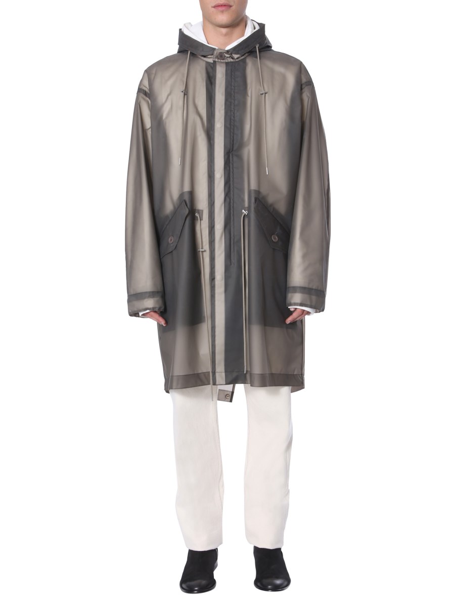 Helmut lang hooded clearance raincoat