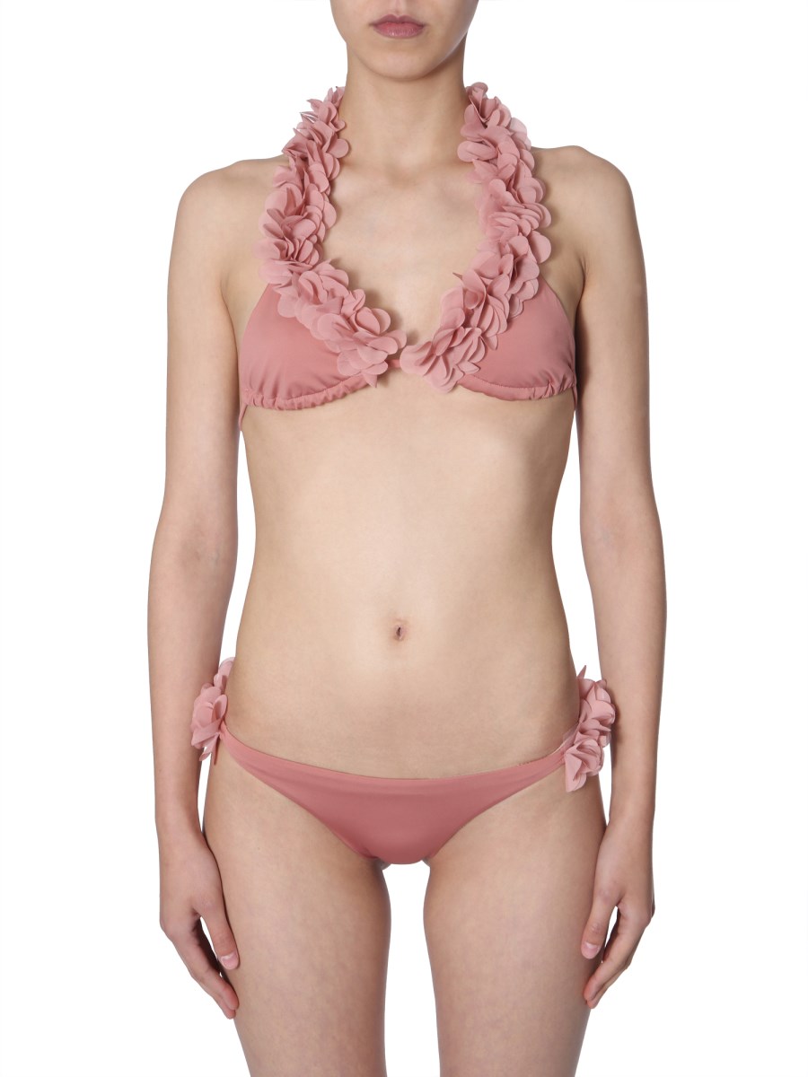 LA REVECHE - JAMILA BIKINI WITH FLOWERS - Eleonora Bonucci