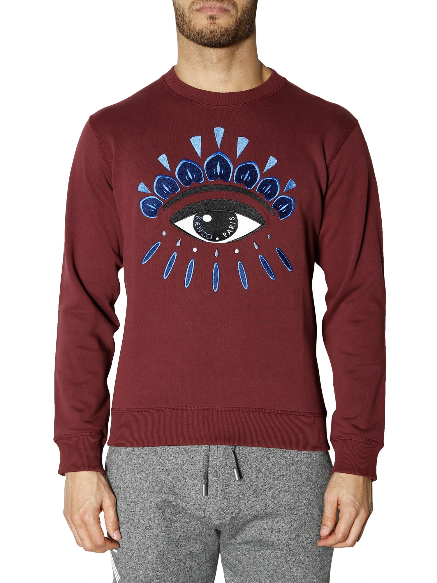 felpa bordeaux kenzo