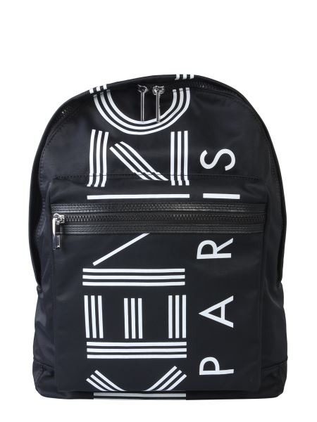 large kenzo logo backpack