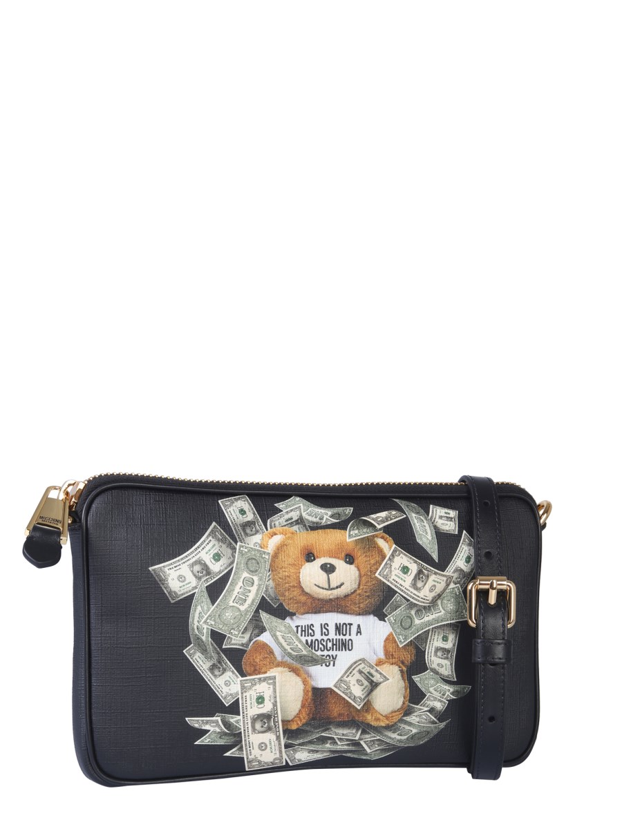 MOSCHINO - CAKE TEDDY BEAR NYLON SHOULDER BAG - Eleonora Bonucci