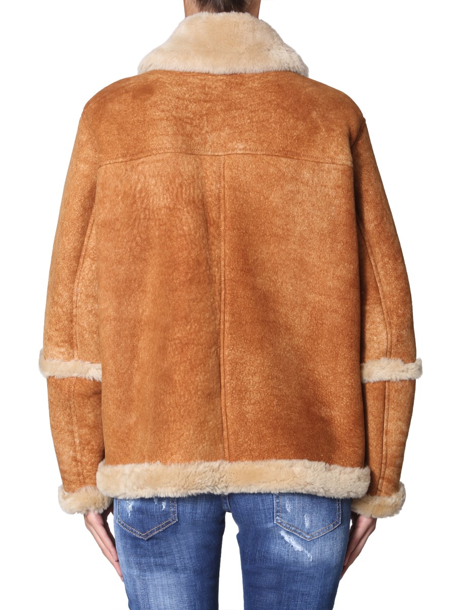 DSQUARED - MONTGOMERY IN SHEARLING CON ALAMARI - Eleonora Bonucci