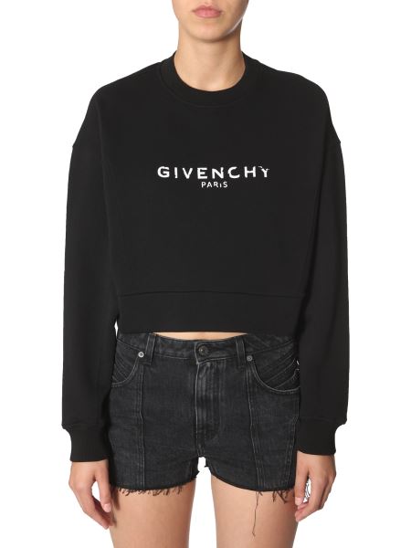givenchy cropped sweatshirt