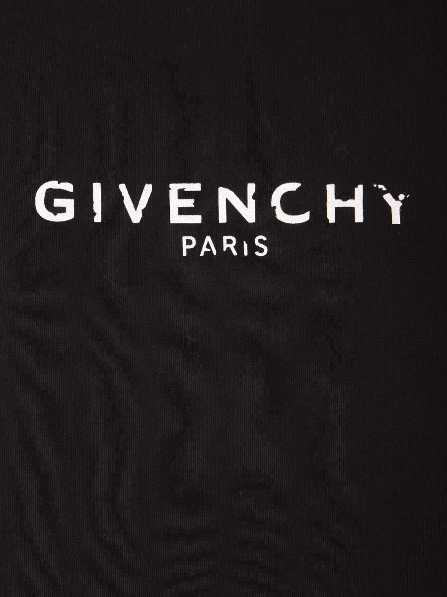 GIVENCHY CROPPED SWEATSHIRT WITH LOGO Eleonora Bonucci