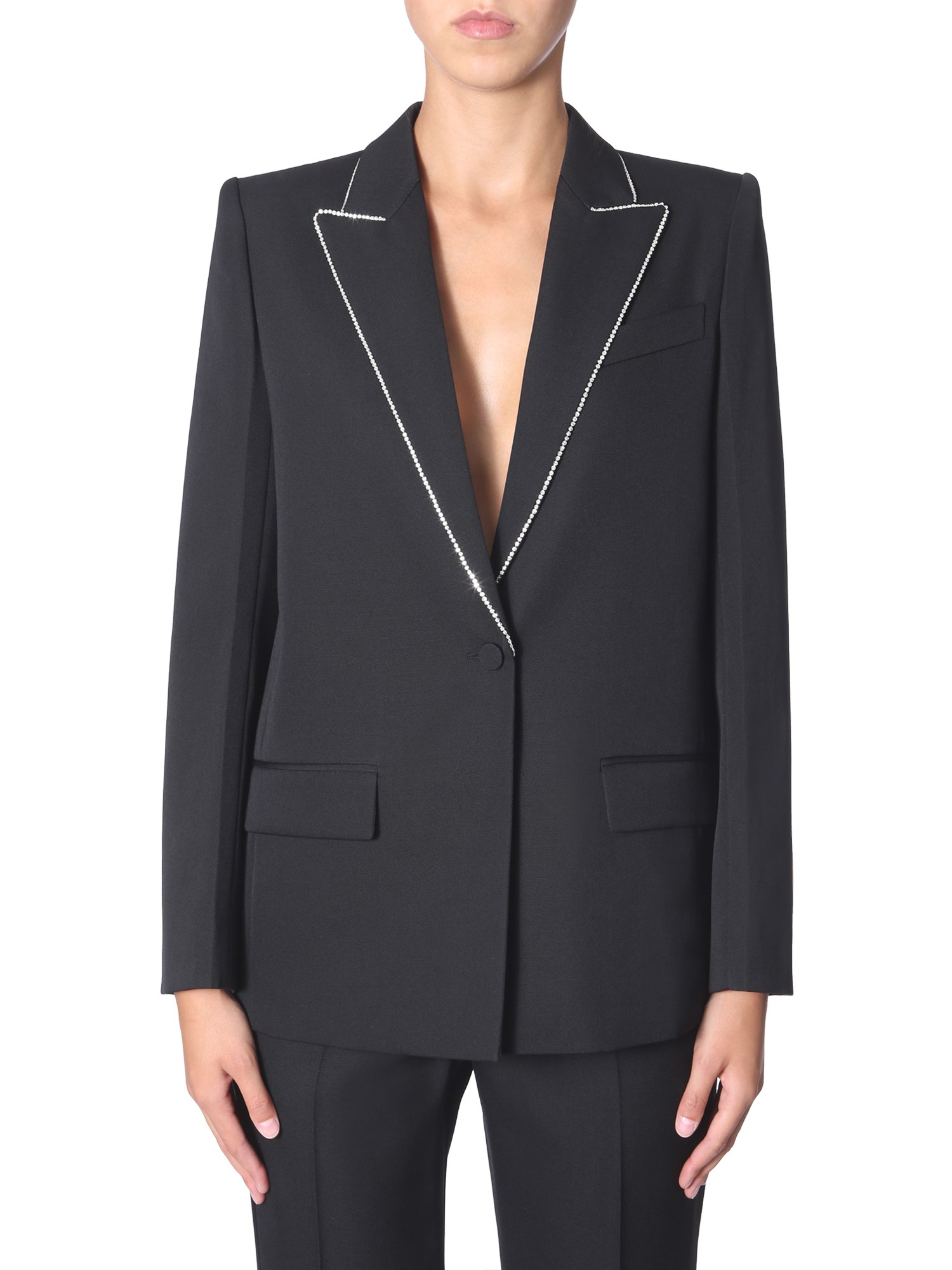 givenchy wool blazer with strass