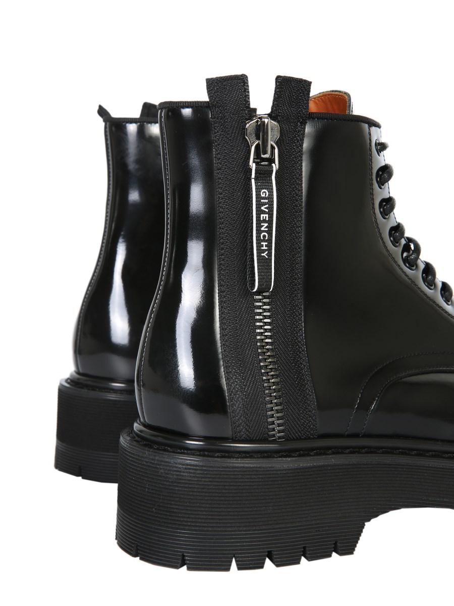 GIVENCHY CAMDEN BRUSHED LEATHER BOOT Eleonora Bonucci