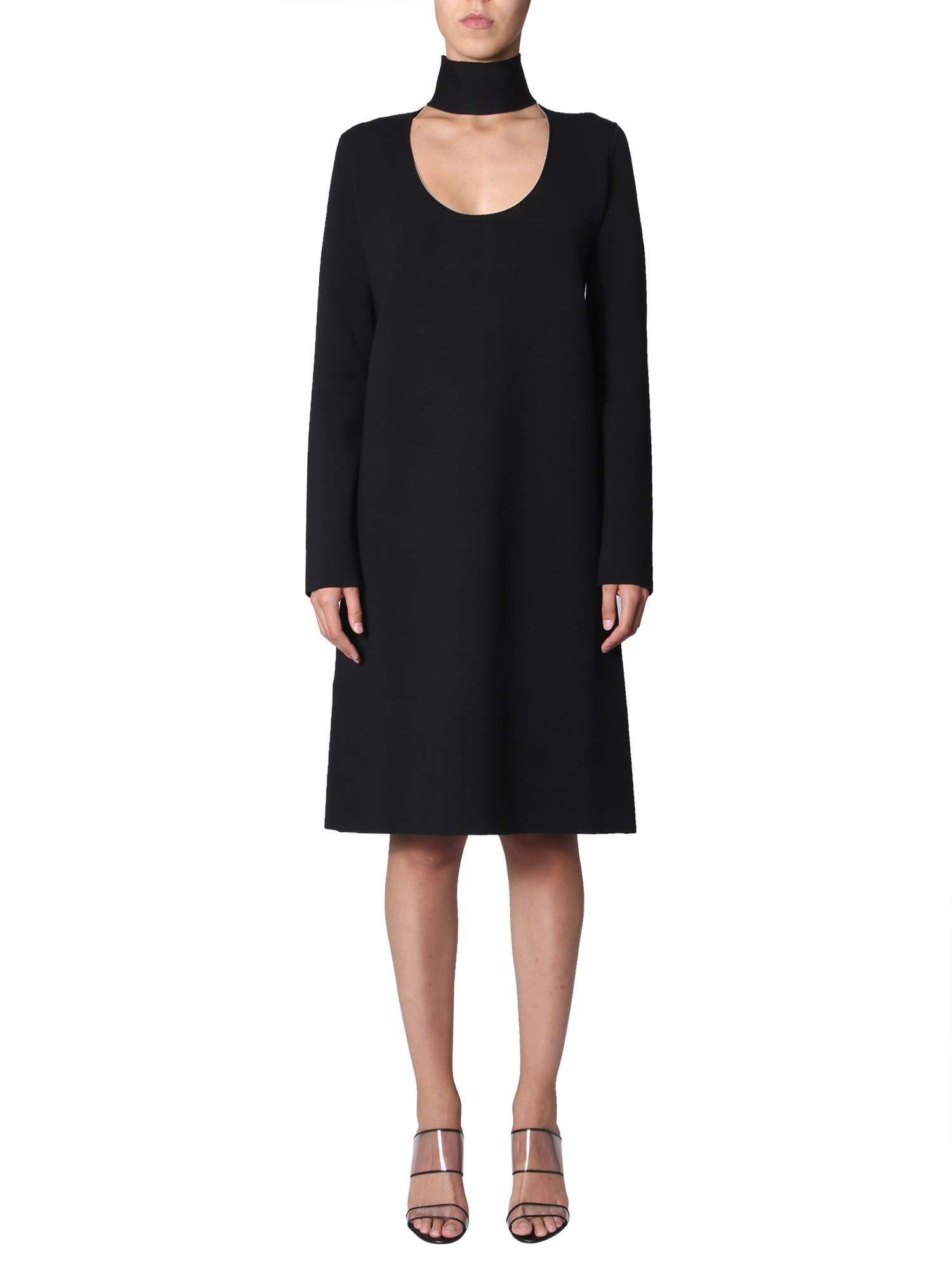 bottega veneta high neck dress
