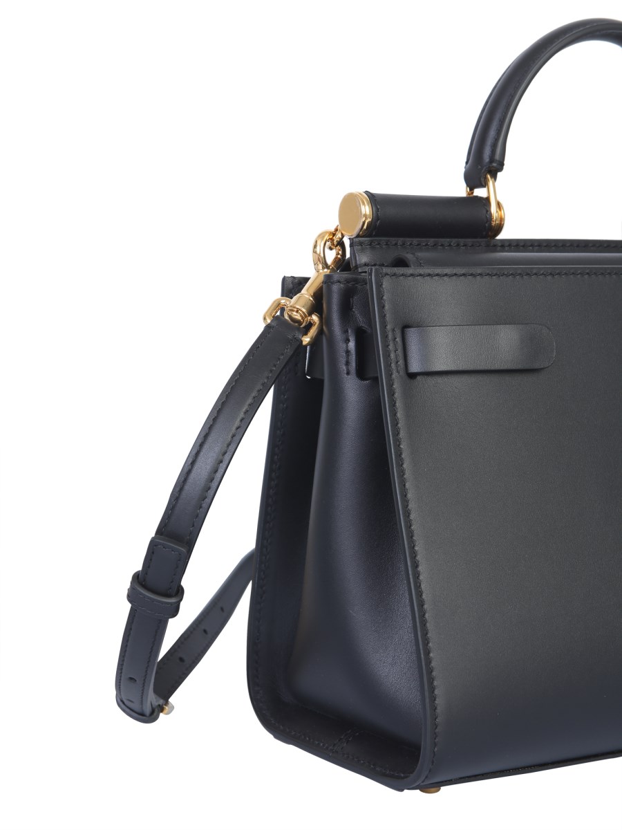 DOLCE & GABBANA - SMALL SICILY 62 LEATHER BAG - Eleonora Bonucci DOLCE & GABBANA - SMALL SICILY 62 LEATHER BAG - Eleonora Bonucci