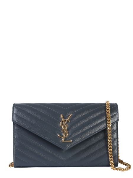 Saint Laurent - Mini Monogram Shoulder Bag In Quilted Leather