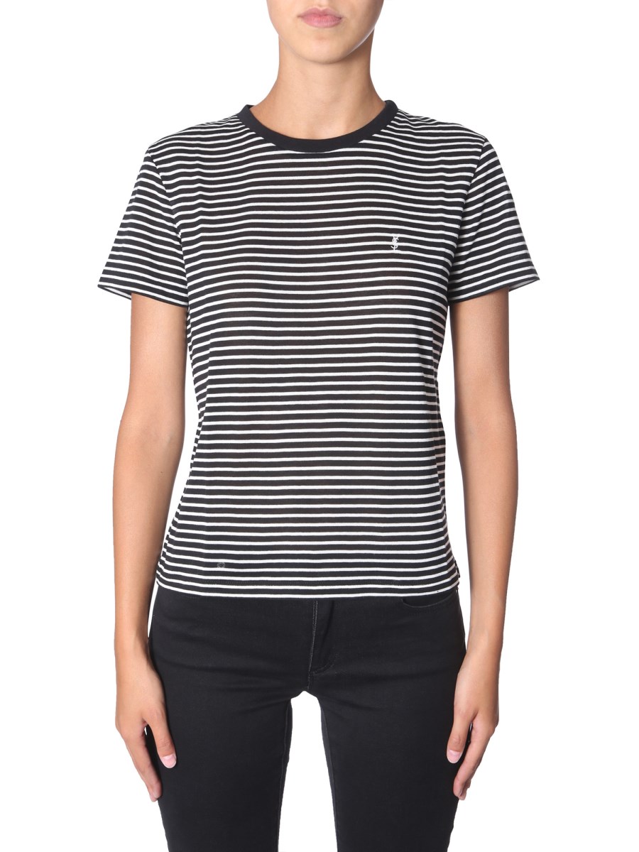 Saint laurent cheap striped tee