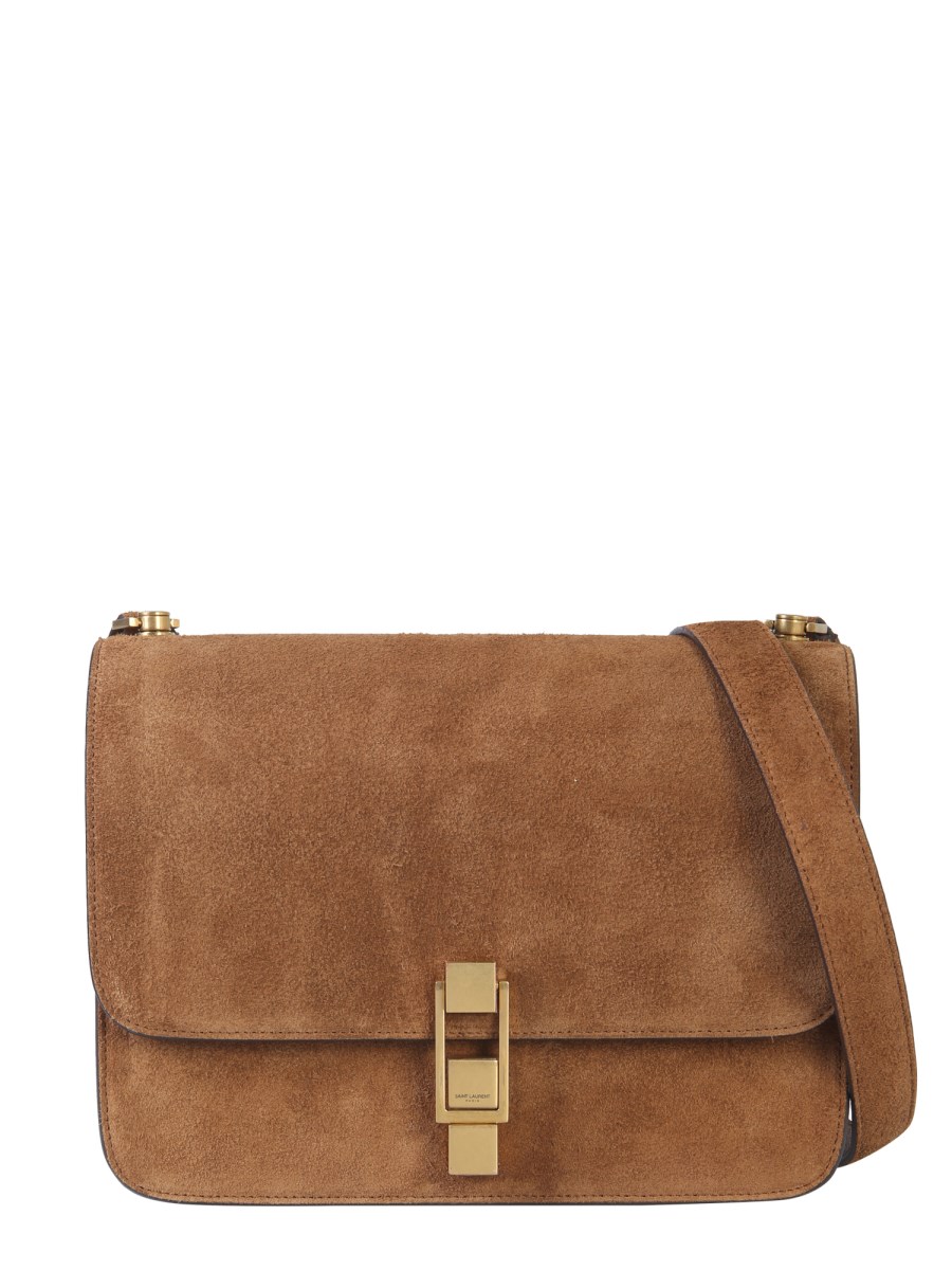 Saint laurent carre discount leather shoulder bag