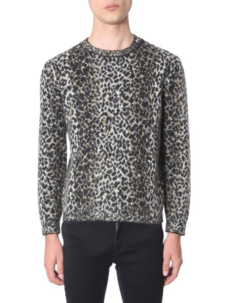 maglia leopardata uomo
