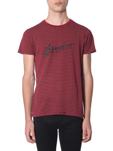 saint laurent striped shirt