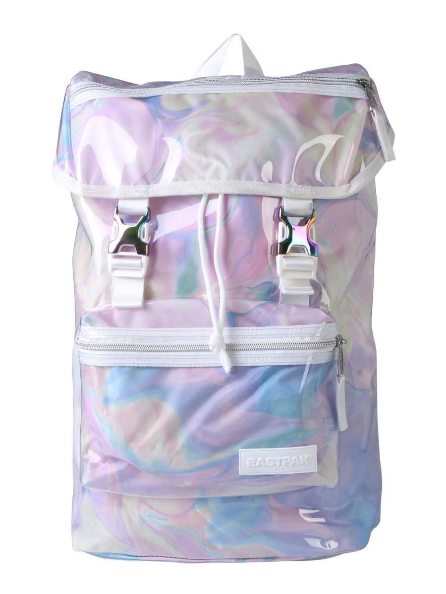 EASTPAK LAB ROWLO MARBLE TRANSPARENT PVC BACKPACK Eleonora Bonucci