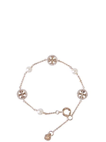 tory burch crystal buckle flat