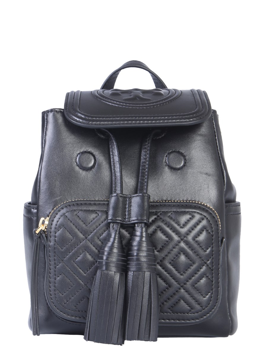 Tory burch fleming leather backpack sale