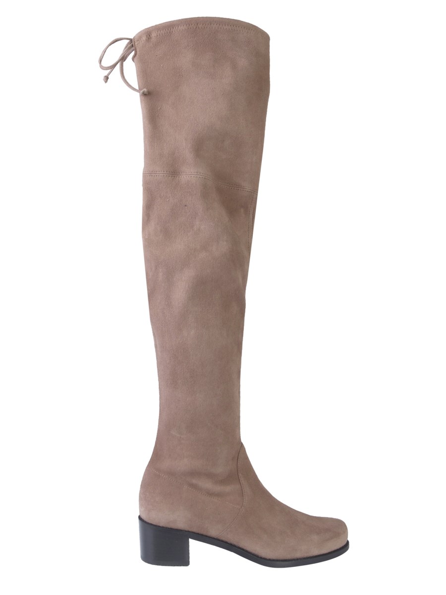 STUART WEITZMAN - MIDLAND BOOTS IN SUEDE - Eleonora Bonucci