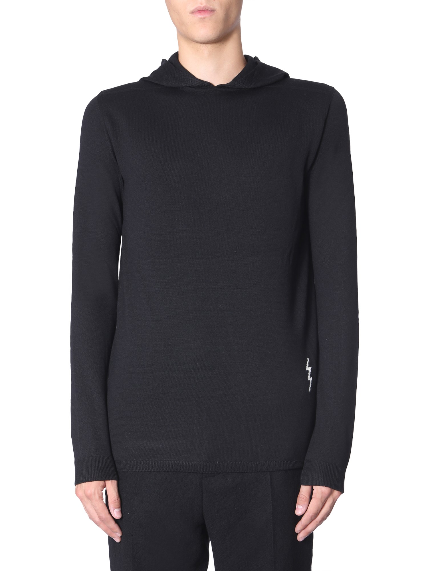 rick owens hooded sweater