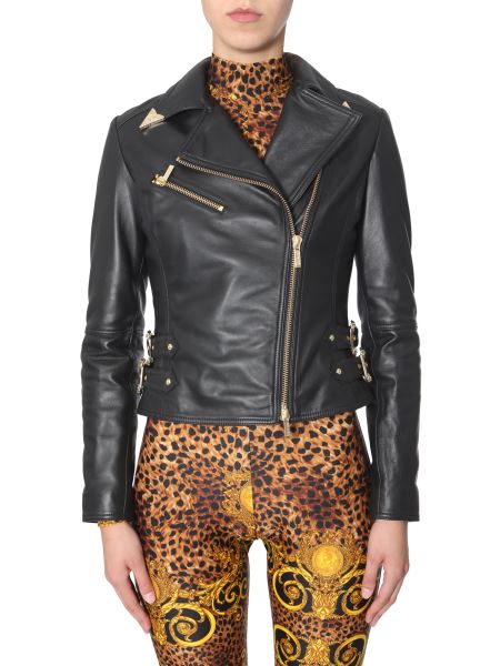 versace jeans leather jacket