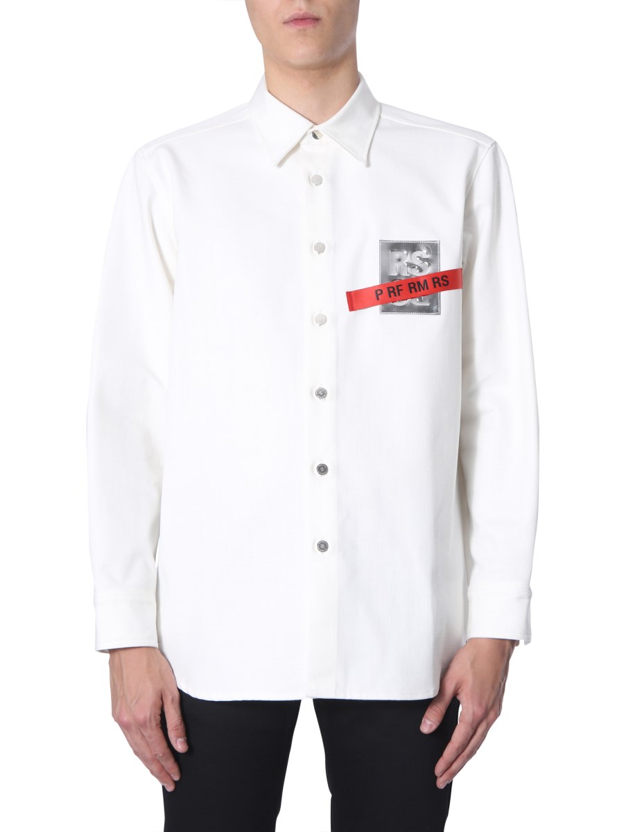 Raf simons best sale white denim shirt