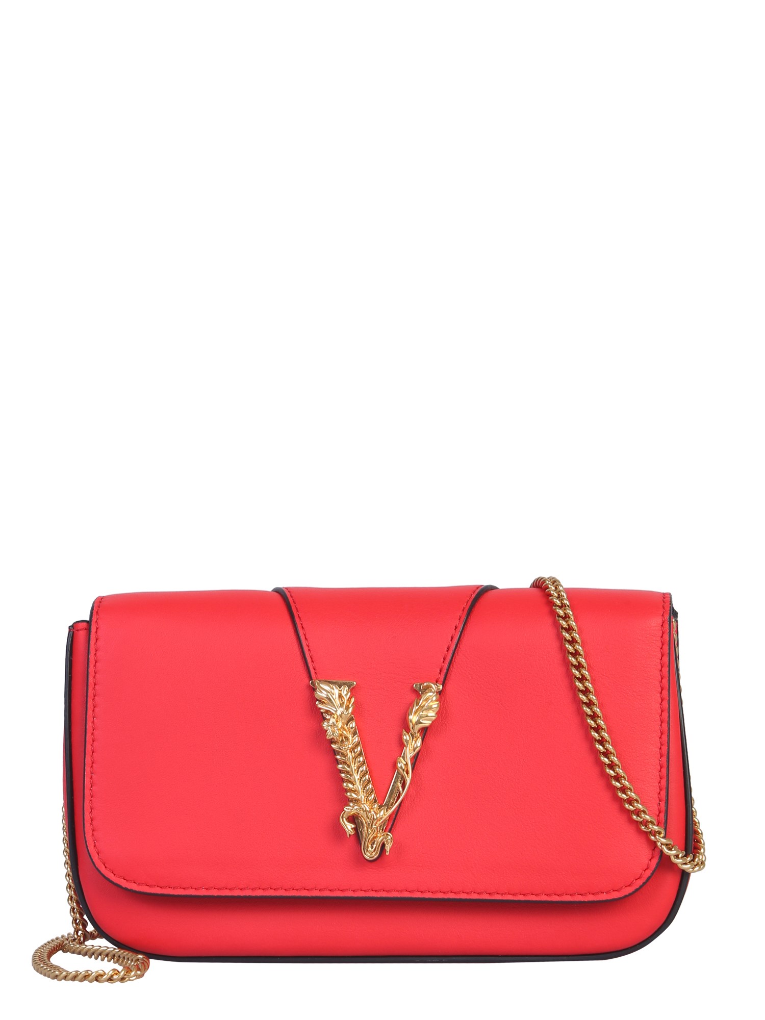 Versace Borsa A Tracolla Virtus In Red