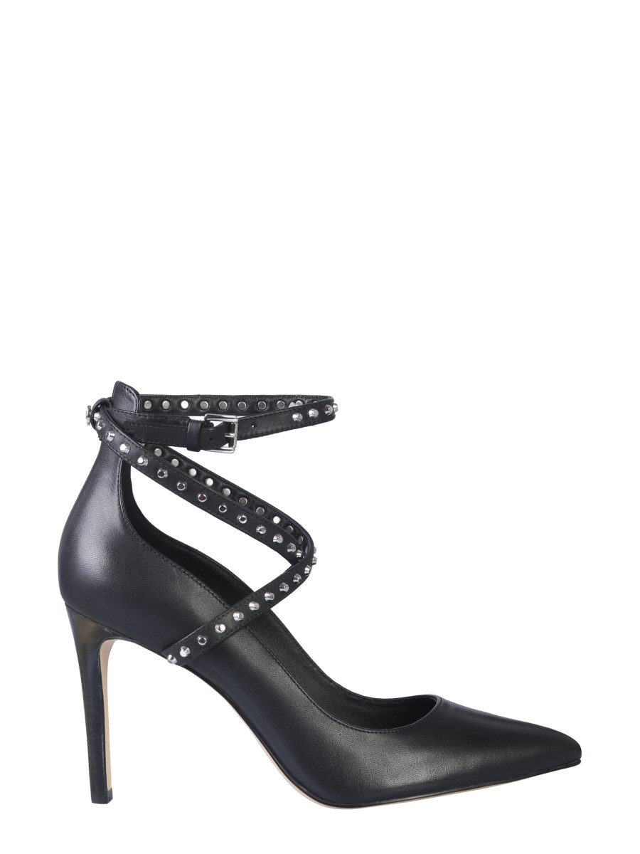 Michael kors jeannie studded sale leather pump