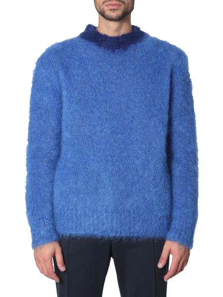 Marni Crew Neck Mohair Sweater Men - Eleonora Bonucci