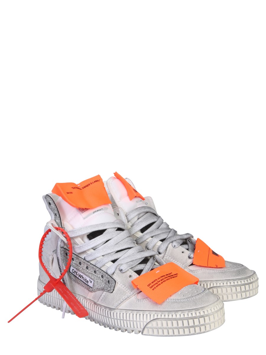 Off white sneakers on sale glitter