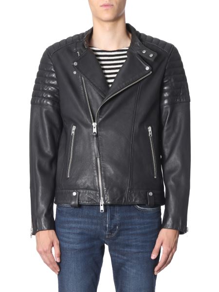 all saints jasper leather jacket