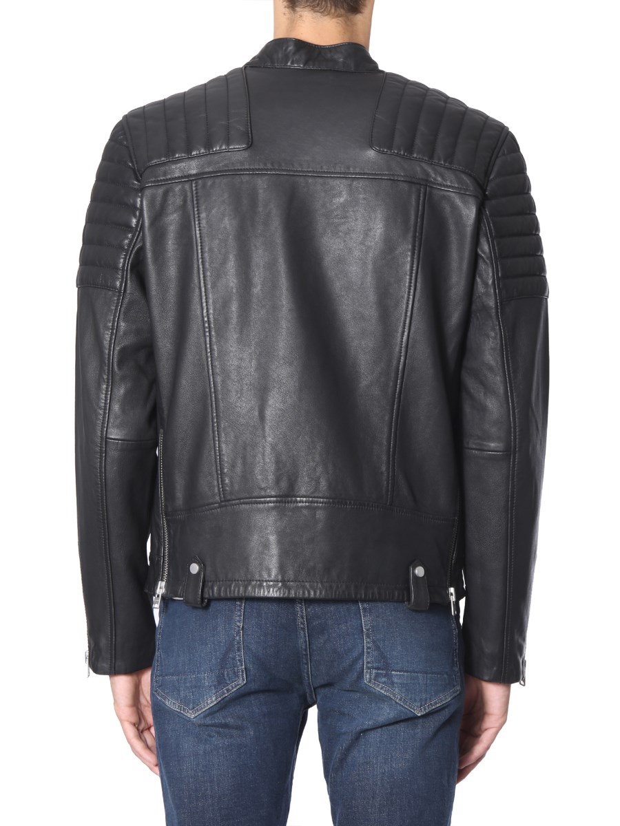 All saints jasper outlet leather jacket