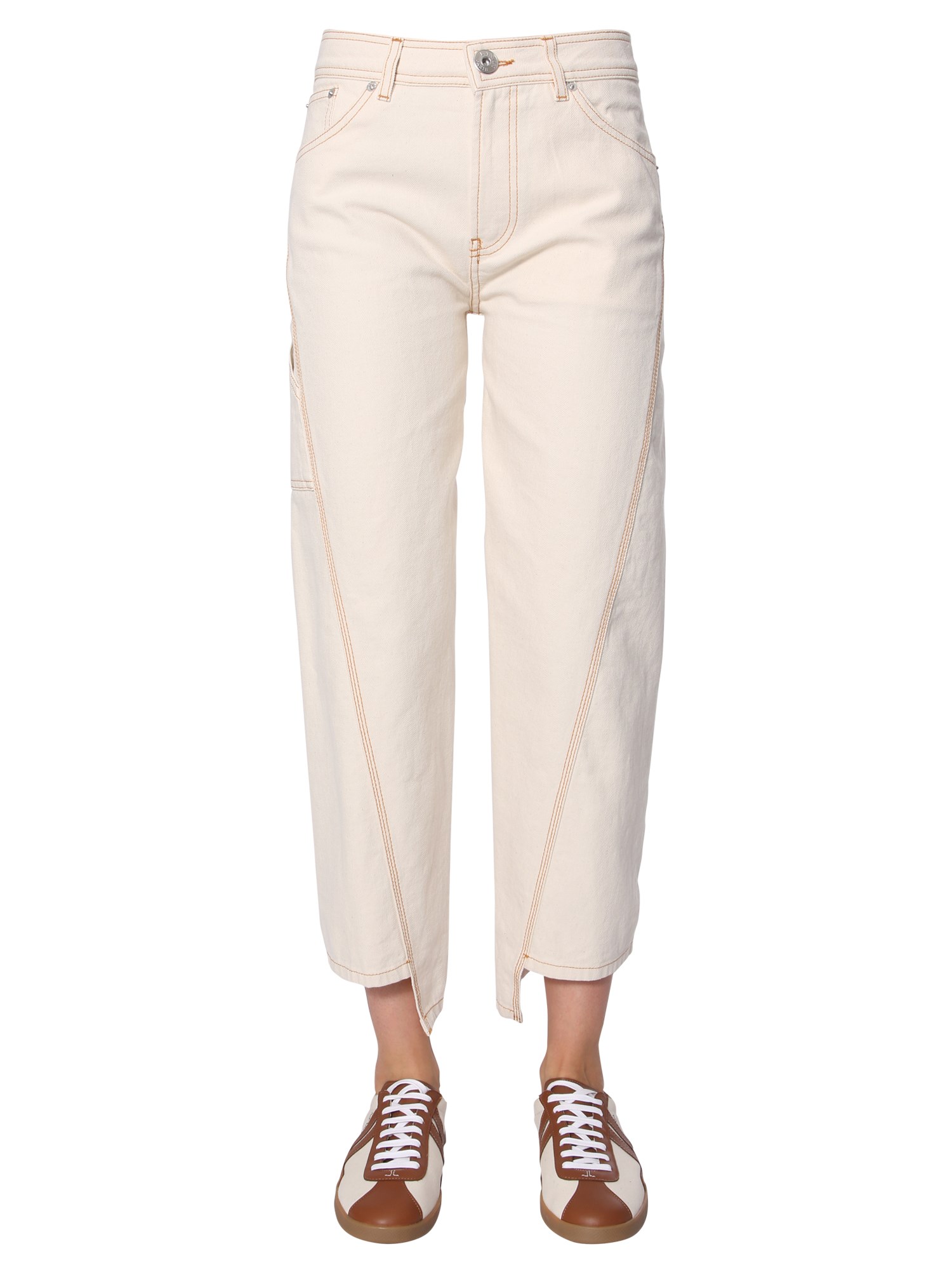 lanvin asymmetrical trousers