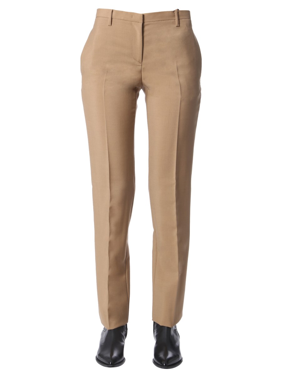 Elara KUNSTLEDER HOSE - Pantalon classique - beige 