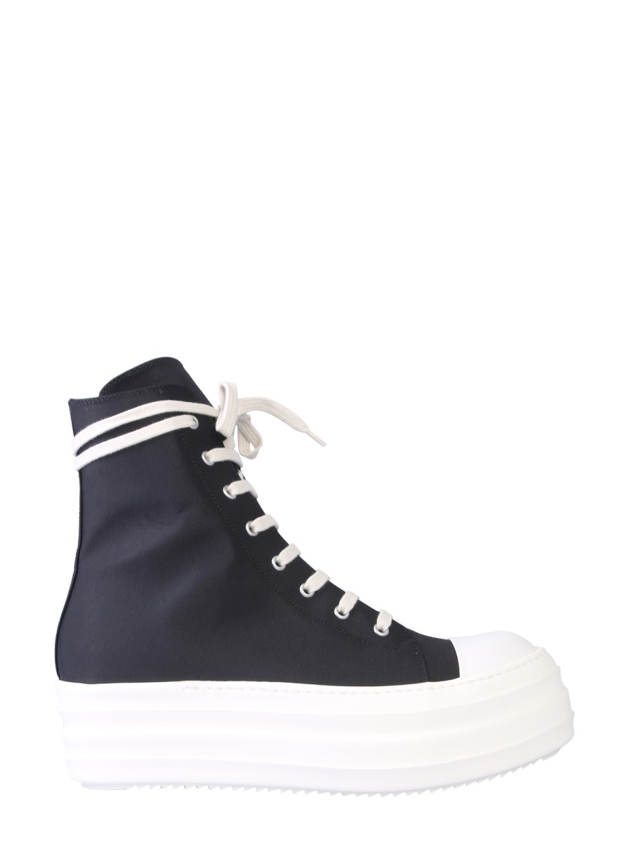 RICK OWENS DRKSHDW - NYLON DOUBLE BUMPER SNEAKER - Eleonora