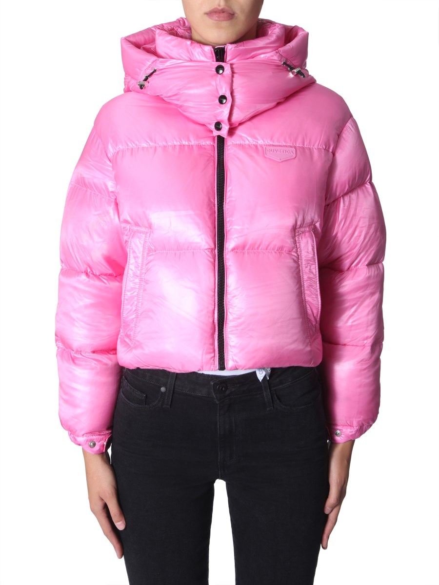 DUVETICA DIADEMA DOWN JACKET WITH REMOVABLE HOOD Eleonora Bonucci