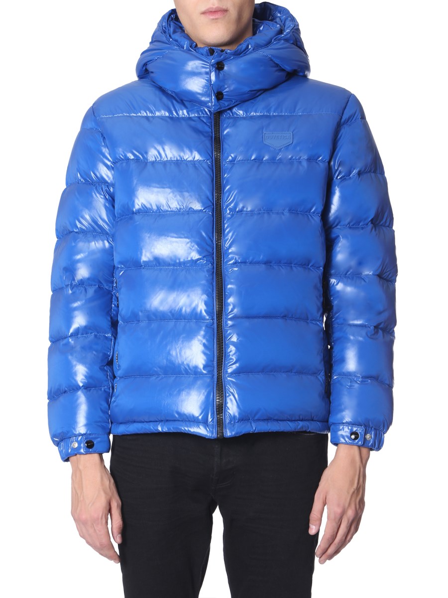 DUVETICA ENIF QUILTED DOWN JACKET WITH REMOVABLE HOOD Eleonora Bonucci