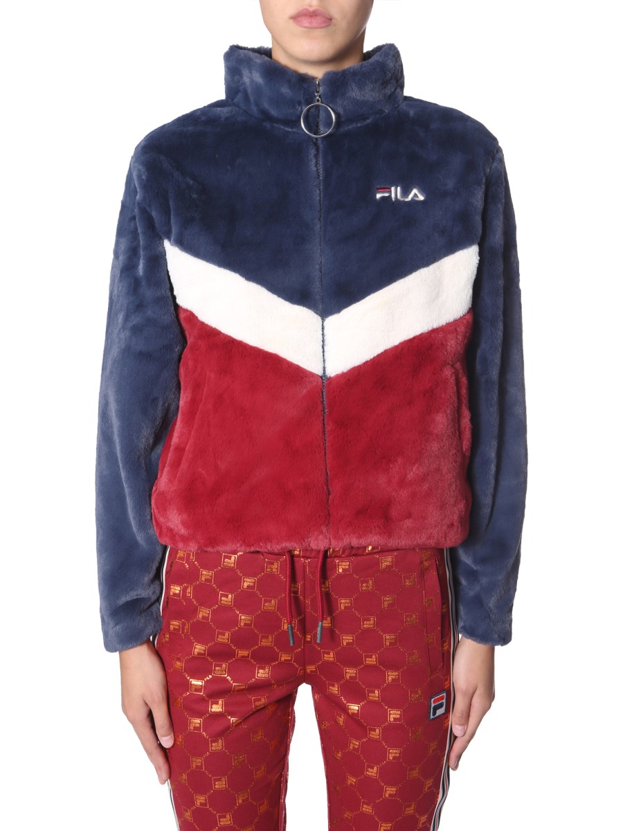 Fila faux fur jacket clearance