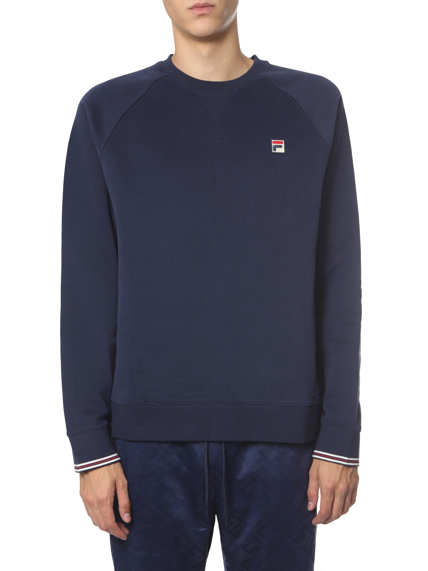 Fila "wells" Sweatshirt In Blue