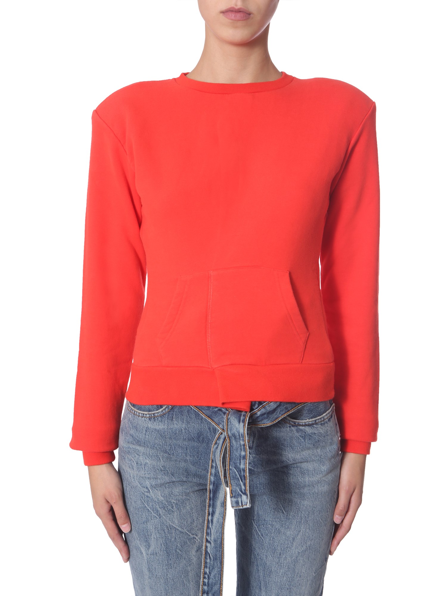 unravel crew neck sweatshirt