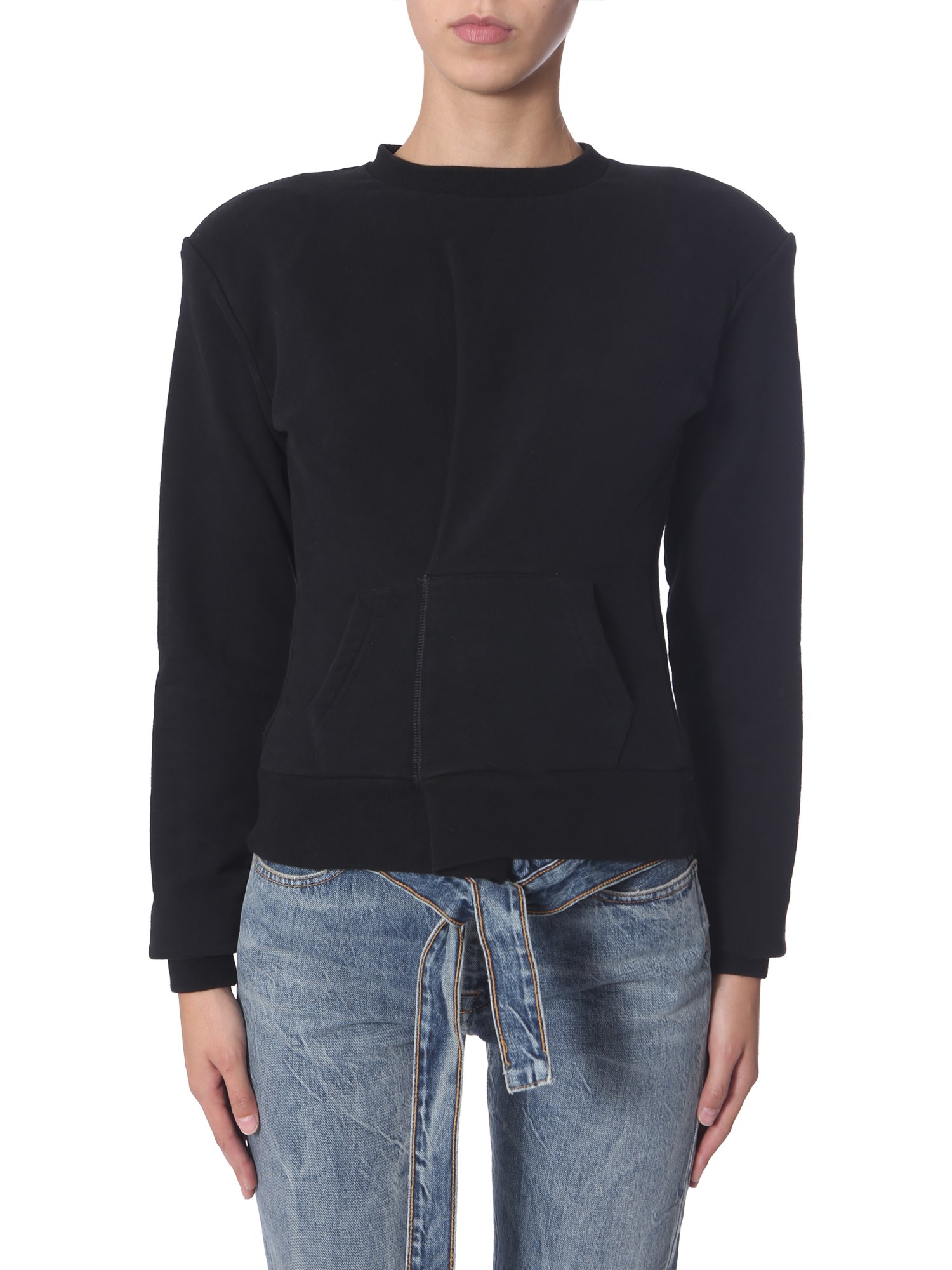 unravel crew neck sweatshirt