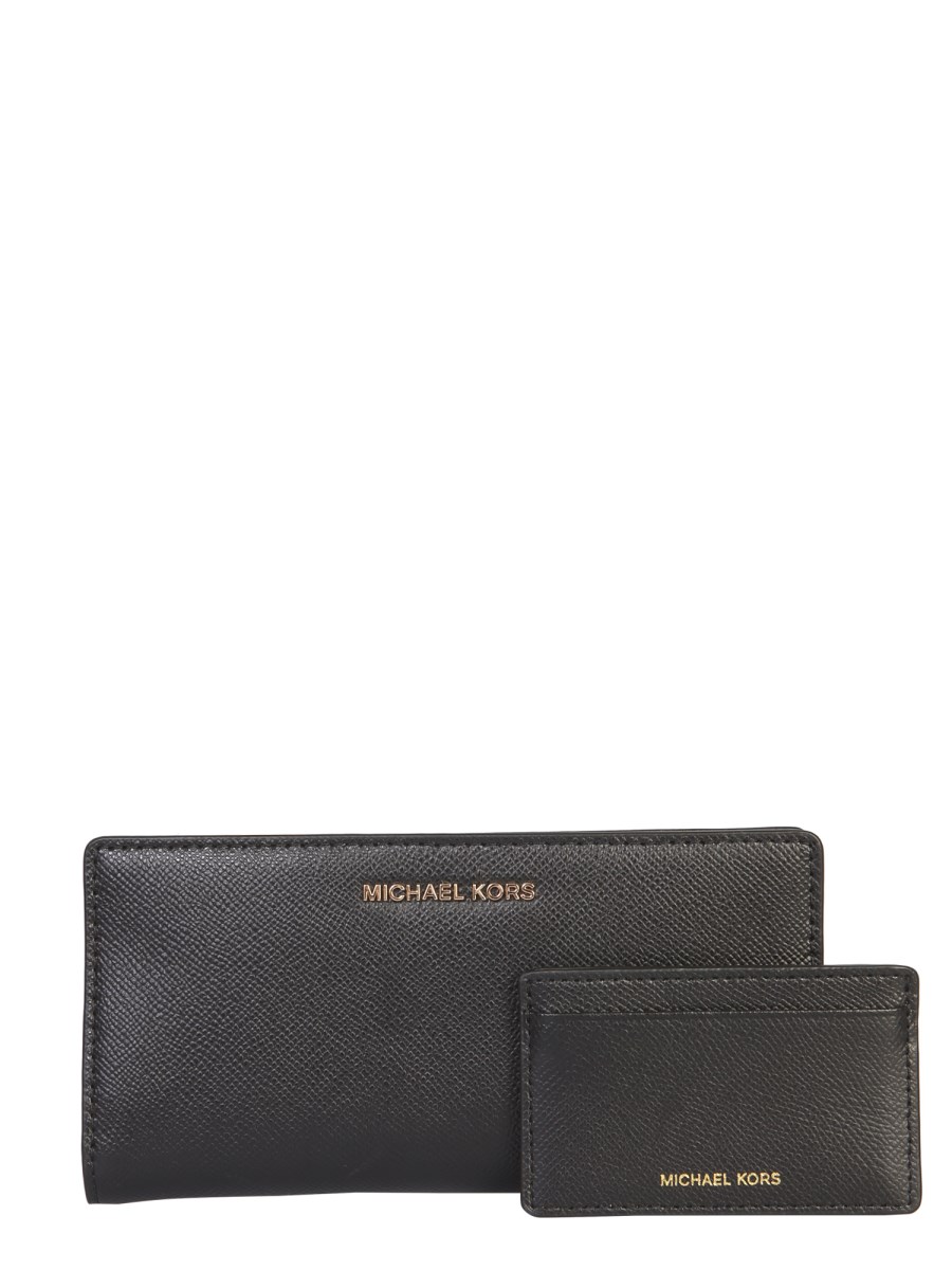 MICHAEL BY MICHAEL KORS - THIN JET SET LEATHER WALLET - Eleonora Bonucci